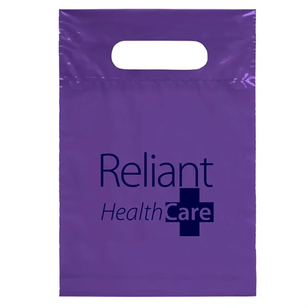 7W x 10 1/2H Die Cut Handle Bag - Flexo Ink Print - 7W x 10 1/2H Die Cut Handle Bag - Flexo Ink Print - Image 20 of 27
