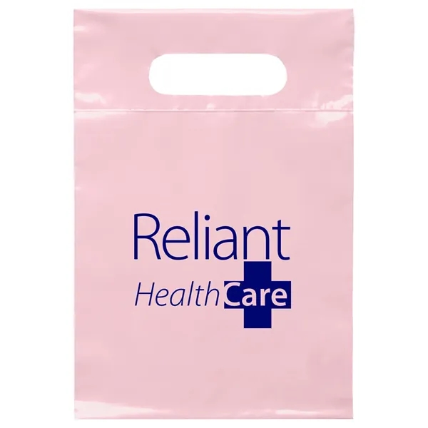 7W x 10 1/2H Die Cut Handle Bag - Flexo Ink Print - 7W x 10 1/2H Die Cut Handle Bag - Flexo Ink Print - Image 23 of 27