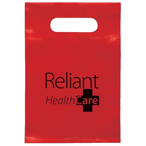 7W x 10 1/2H Die Cut Handle Bag - Flexo Ink Print - 7W x 10 1/2H Die Cut Handle Bag - Flexo Ink Print - Image 24 of 27