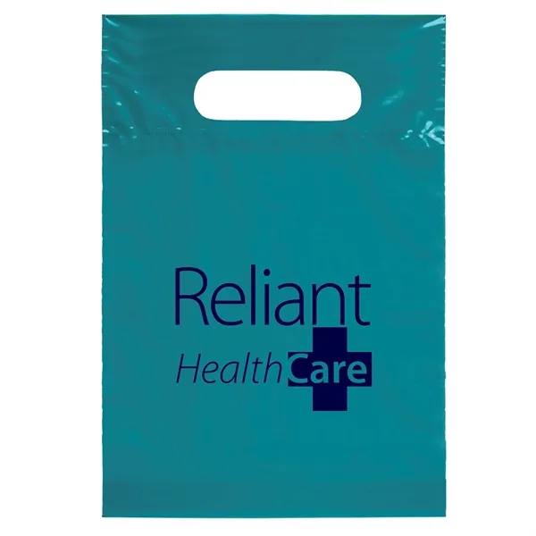 7W x 10 1/2H Die Cut Handle Bag - Flexo Ink Print - 7W x 10 1/2H Die Cut Handle Bag - Flexo Ink Print - Image 25 of 27