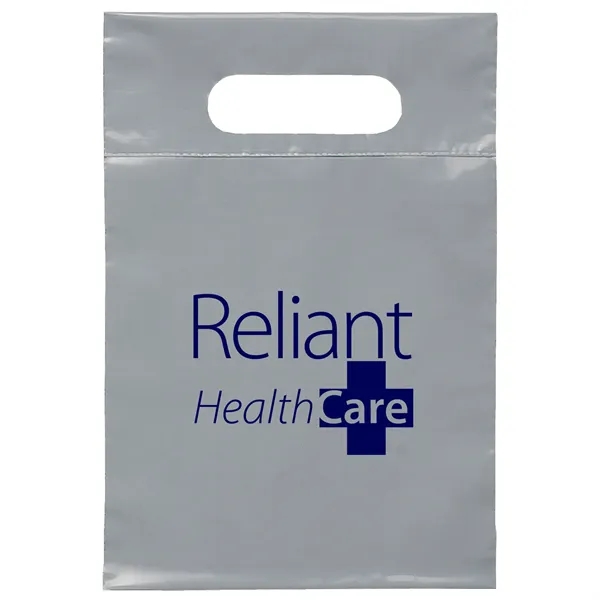7W x 10 1/2H Die Cut Handle Bag - Flexo Ink Print
