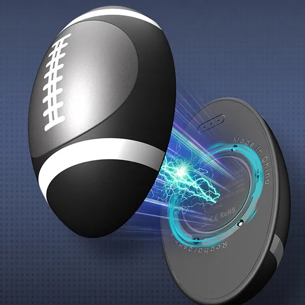 Football Rechargeable Portable Hand Warmers Power Bank - Football Rechargeable Portable Hand Warmers Power Bank - Image 2 of 4