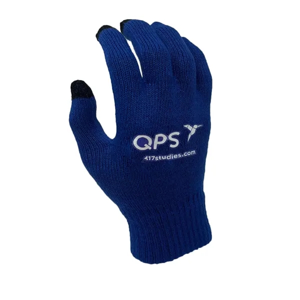Knit Texting/Touch Screen Gloves With Full Color Print - Knit Texting/Touch Screen Gloves With Full Color Print - Image 0 of 1