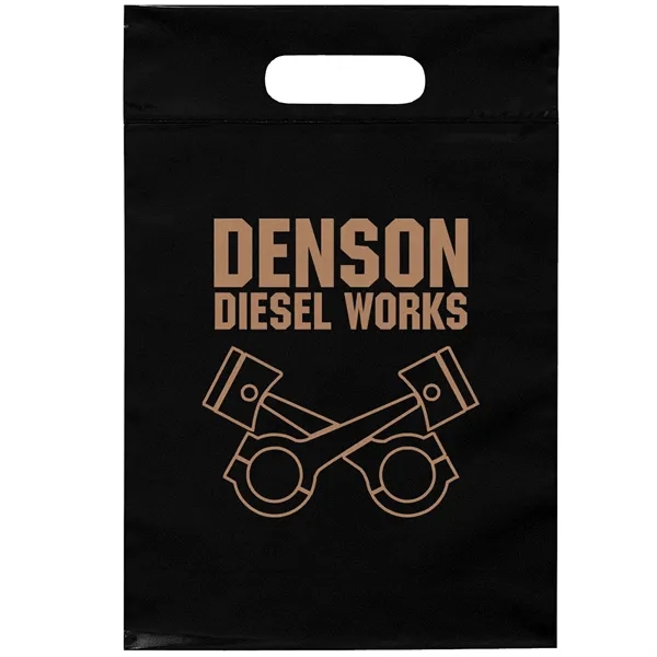 9 1/2W x 14H Die Cut Handle Bag - Flexo Ink Print