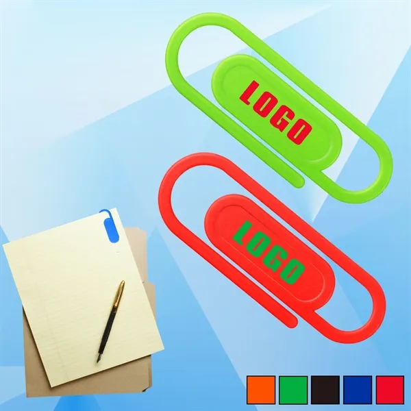 3'' Plastic Paperclip - 3'' Plastic Paperclip - Image 0 of 4