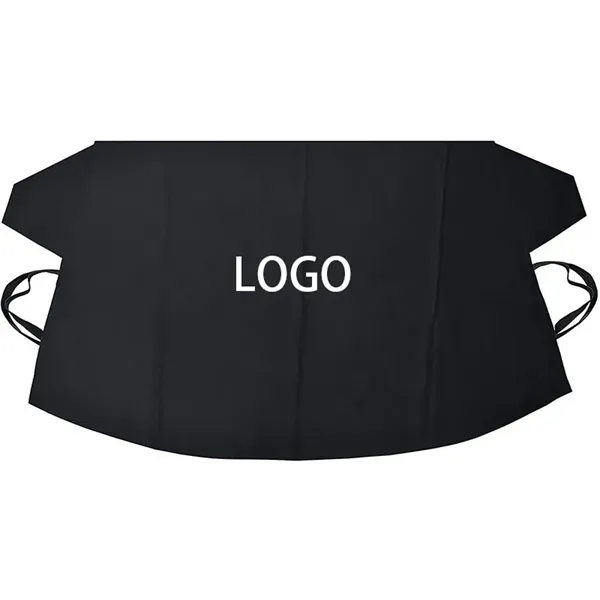 Winter Waterproof 600D Oxford Windshield Snow Cover 86"x55" - Winter Waterproof 600D Oxford Windshield Snow Cover 86"x55" - Image 0 of 2