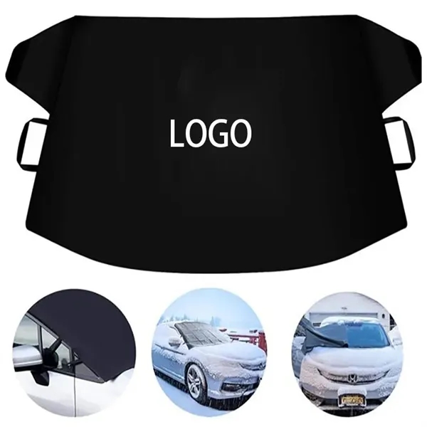 Winter Waterproof 600D Oxford Windshield Snow Cover 86"x55" - Winter Waterproof 600D Oxford Windshield Snow Cover 86"x55" - Image 2 of 2