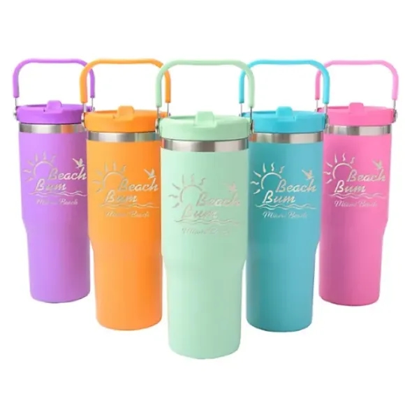 Saratoga Swing Handle Brite Tumbler 30 oz - Saratoga Swing Handle Brite Tumbler 30 oz - Image 0 of 0