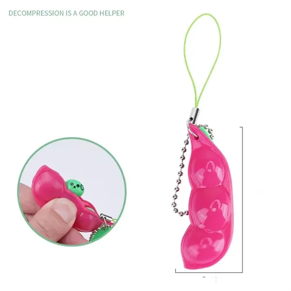 3Pcs Squeeze-A-Bean Edamame Keychain - 3Pcs Squeeze-A-Bean Edamame Keychain - Image 10 of 10