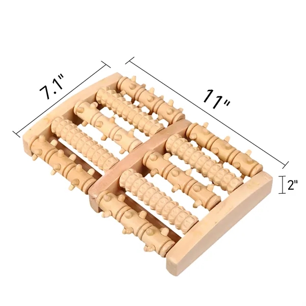 Wooden Roller Relaxation Stress Relief Foot Massager - Wooden Roller Relaxation Stress Relief Foot Massager - Image 3 of 3