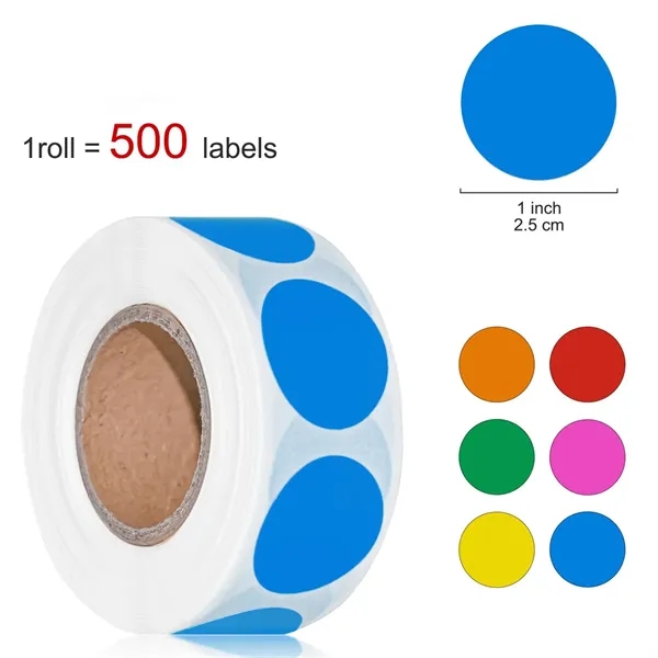 Custom 1" Circle Labels On Rolls - Custom 1" Circle Labels On Rolls - Image 0 of 1