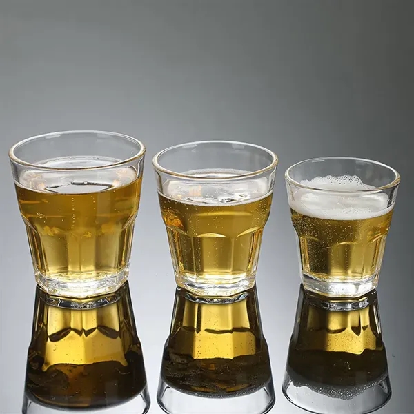 7oz Octagonal Tempered Drinking Glass Cup - 7oz Octagonal Tempered Drinking Glass Cup - Image 0 of 1