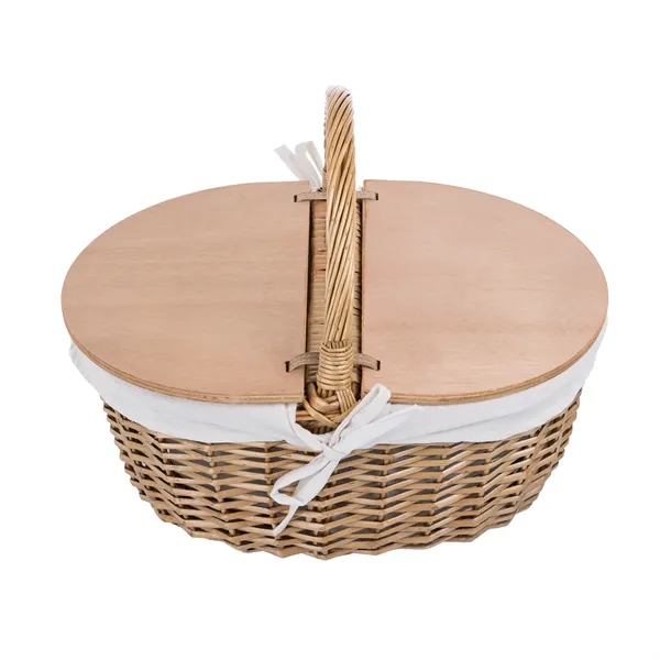 Country Picnic Basket - Country Picnic Basket - Image 2 of 4