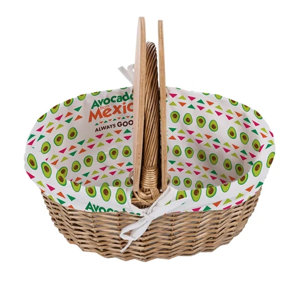 Country Picnic Basket - Country Picnic Basket - Image 4 of 4