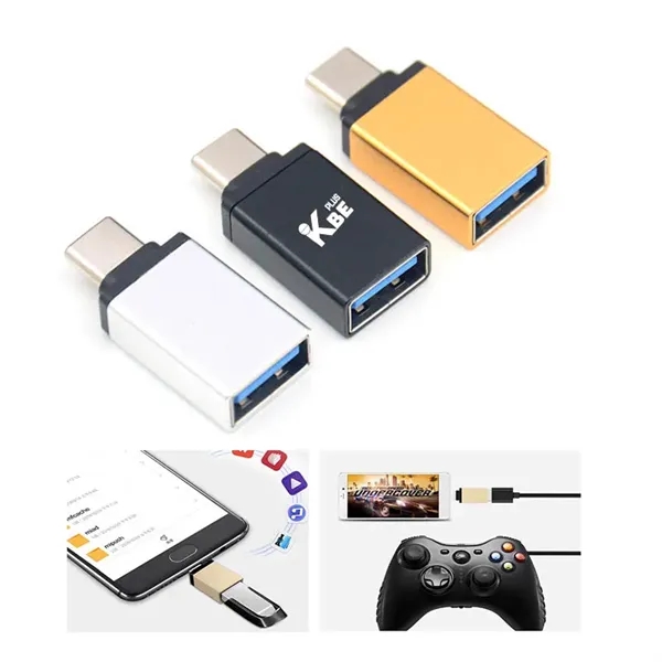 Metal OTG Type C to USB 3.0 Adapter - Metal OTG Type C to USB 3.0 Adapter - Image 0 of 0