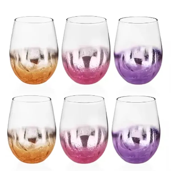 17 OZ Starry Sky Themed Wine Glassware - 17 OZ Starry Sky Themed Wine Glassware - Image 2 of 3