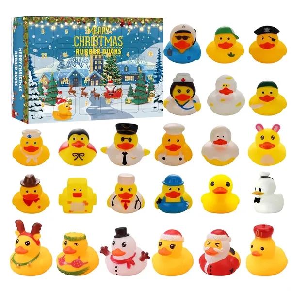 24 Pack Christmas Rubber Ducks - 24 Pack Christmas Rubber Ducks - Image 3 of 3