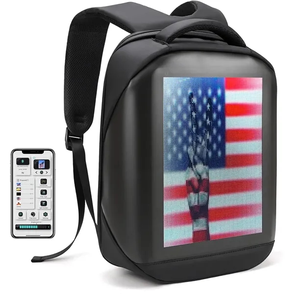 LED Programming Laptop Backpack - LED Programming Laptop Backpack - Image 0 of 3