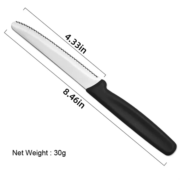 4.3" Stainless Steel Serrated Fruit Knife - 4.3" Stainless Steel Serrated Fruit Knife - Image 1 of 7