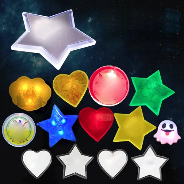 2" Lighted Glow LED Button Pin Badge - 2" Lighted Glow LED Button Pin Badge - Image 2 of 4