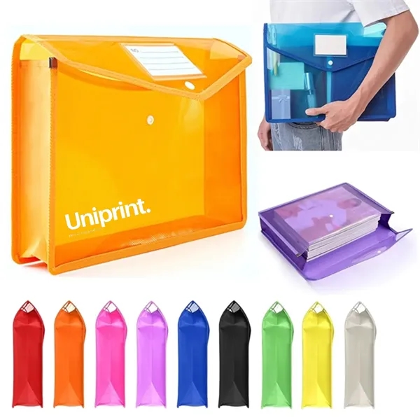 Expandable Envelopes Plastic Document Folder - Expandable Envelopes Plastic Document Folder - Image 0 of 3