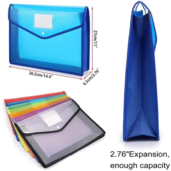 Expandable Envelopes Plastic Document Folder - Expandable Envelopes Plastic Document Folder - Image 2 of 3