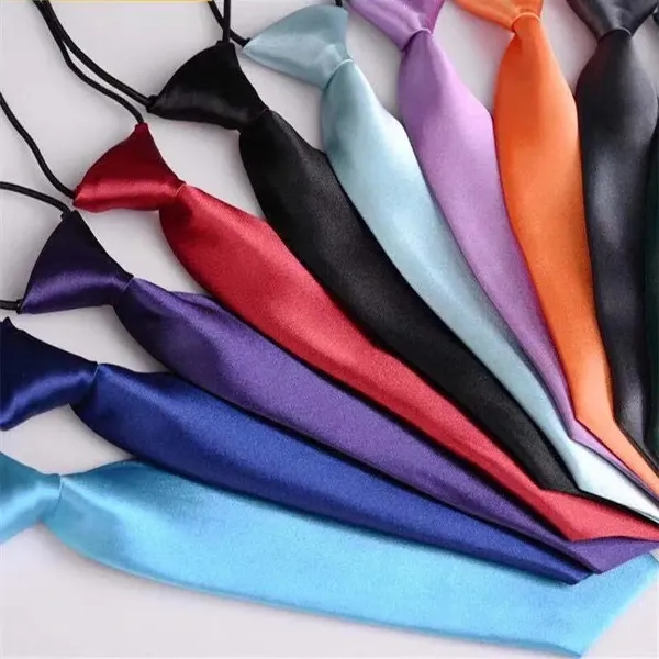 2.76 x 11.02 inches Kid's Solid Color Neck Tie - 2.76 x 11.02 inches Kid's Solid Color Neck Tie - Image 2 of 10