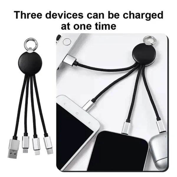 Light Up Logo Multi USB Charging Cable - Light Up Logo Multi USB Charging Cable - Image 1 of 3