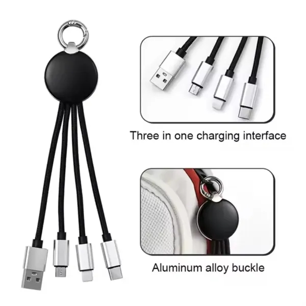 Light Up Logo Multi USB Charging Cable - Light Up Logo Multi USB Charging Cable - Image 2 of 3