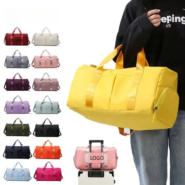 Travel Bag With Shoe Compartment - Travel Bag With Shoe Compartment - Image 0 of 3