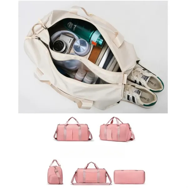 Travel Bag With Shoe Compartment - Travel Bag With Shoe Compartment - Image 1 of 3