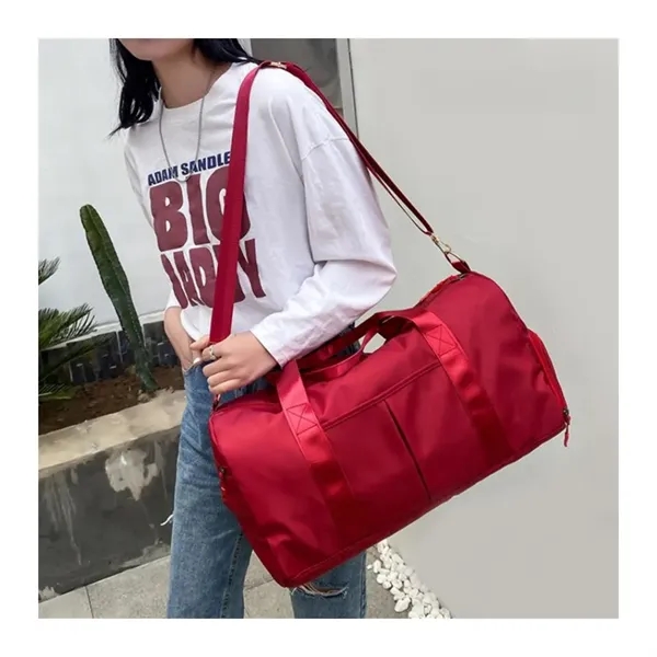 Travel Bag With Shoe Compartment - Travel Bag With Shoe Compartment - Image 2 of 3
