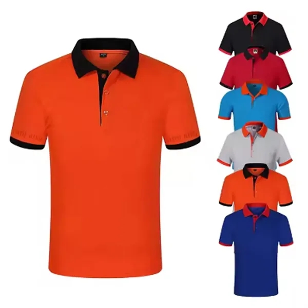 Men's Polo Shirt Quick Dry Performance Short Sleeve - Men's Polo Shirt Quick Dry Performance Short Sleeve - Image 2 of 3