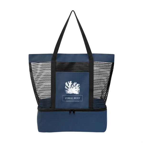 Marley rPET Mesh Tote Bag With Cooler - Marley rPET Mesh Tote Bag With Cooler - Image 7 of 9