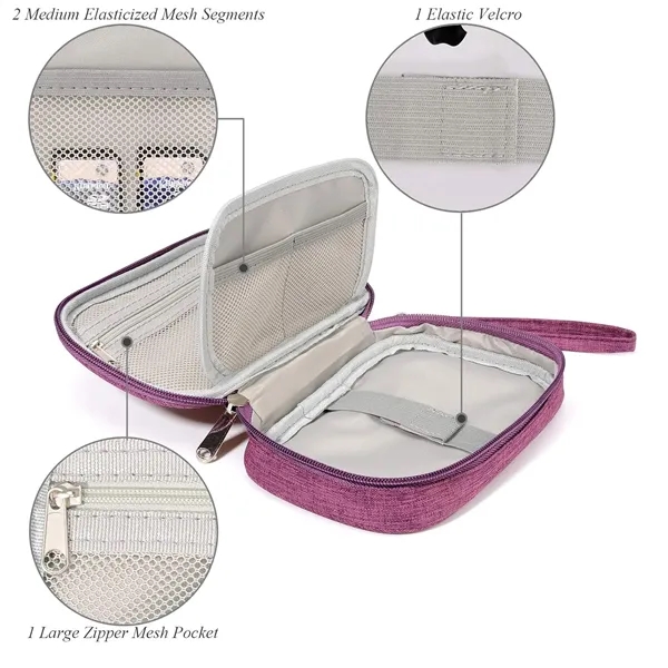 Small Cable Organizer Travel Case - Small Cable Organizer Travel Case - Image 2 of 4