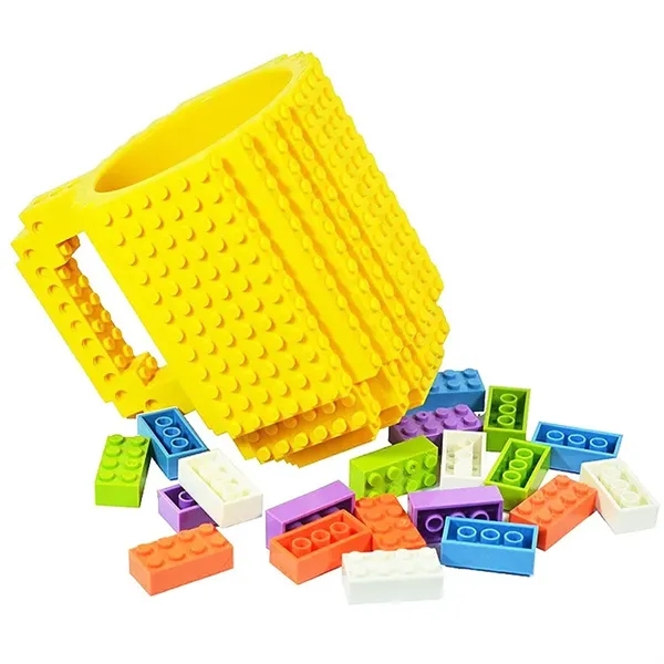 Block Puzzle Bulid On Lego Mug - Block Puzzle Bulid On Lego Mug - Image 1 of 5