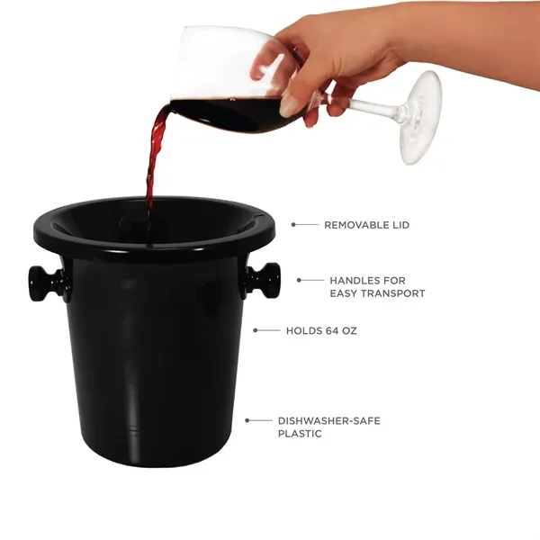 Tasting Spit Bucket Wine Barrel Cooler - Tasting Spit Bucket Wine Barrel Cooler - Image 1 of 2