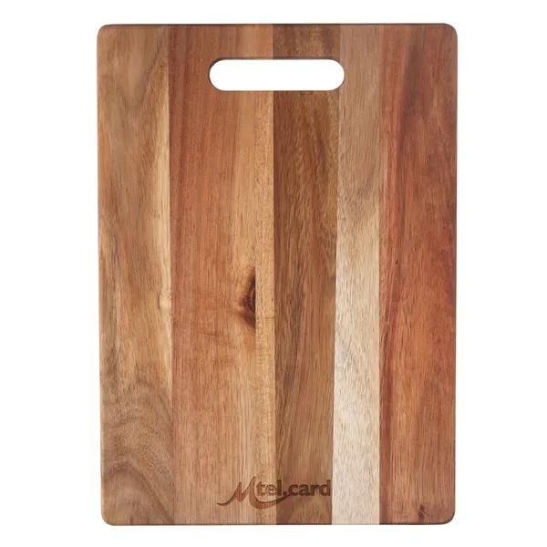 Acacia Cutting Board with Handle - Acacia Cutting Board with Handle - Image 0 of 3