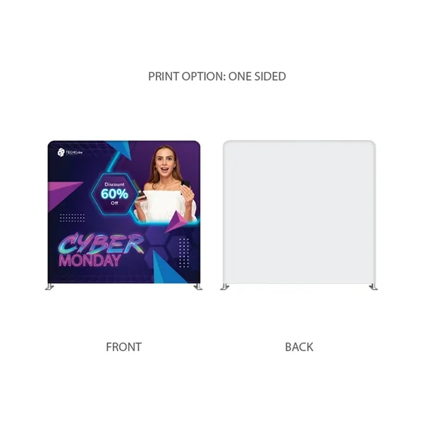 Standard 8' Tension Fabric Backdrop Display - Standard 8' Tension Fabric Backdrop Display - Image 4 of 5