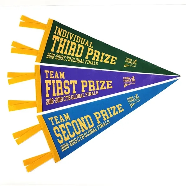 Triangle Felt Pennat Flags - Triangle Felt Pennat Flags - Image 0 of 2