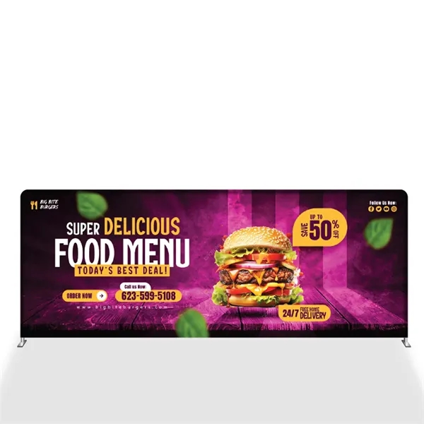 20' STRAIGHT TENSION FABRIC DISPLAY - 20' STRAIGHT TENSION FABRIC DISPLAY - Image 3 of 7