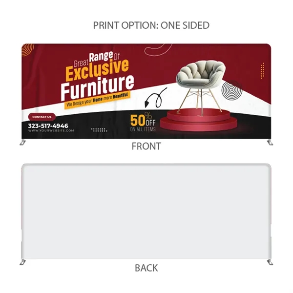 20' STRAIGHT TENSION FABRIC DISPLAY - 20' STRAIGHT TENSION FABRIC DISPLAY - Image 4 of 7