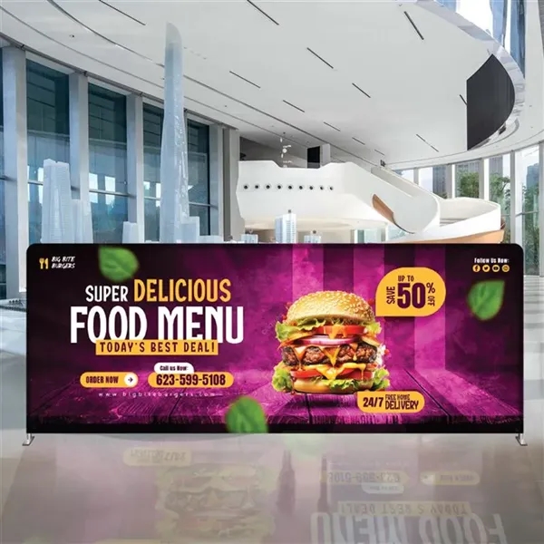 20' STRAIGHT TENSION FABRIC DISPLAY - 20' STRAIGHT TENSION FABRIC DISPLAY - Image 1 of 7