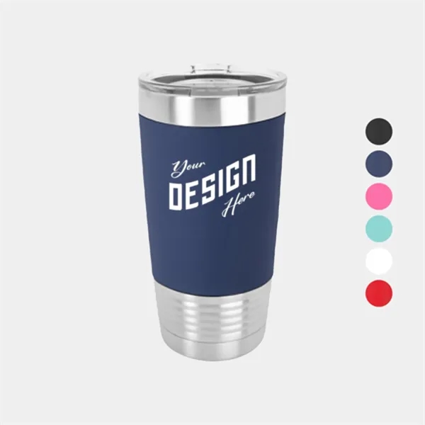 20 oz Polar Camel® Stainless Insulated Silicone Grip Tumbler - 20 oz Polar Camel® Stainless Insulated Silicone Grip Tumbler - Image 0 of 6