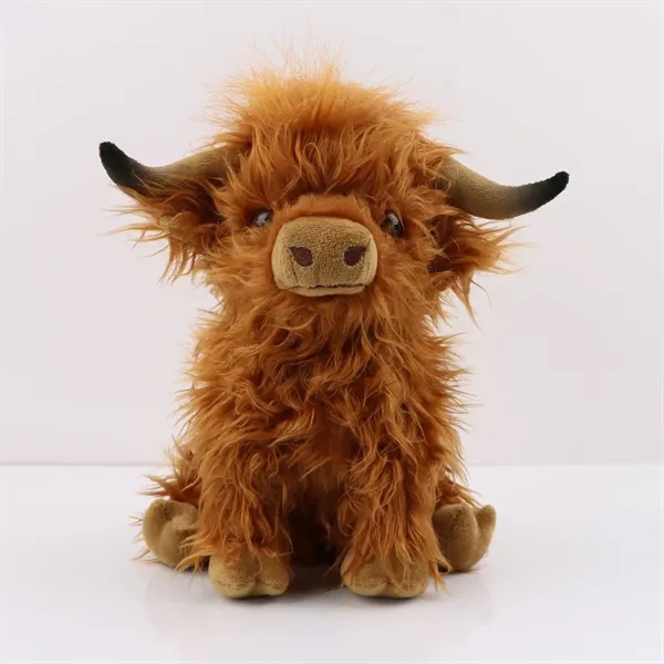 Highland Cow Brown Stuffed Animal Toy - Highland Cow Brown Stuffed Animal Toy - Image 0 of 4