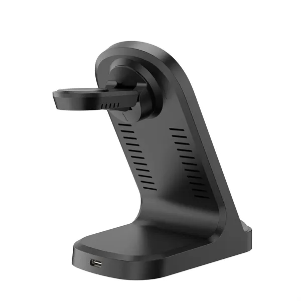 3-in-1 Fast Charging Wireless Charger - 3-in-1 Fast Charging Wireless Charger - Image 3 of 11
