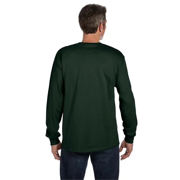 Hanes Men's Authentic-T Long-Sleeve Pocket T-Shirt - Hanes Men's Authentic-T Long-Sleeve Pocket T-Shirt - Image 36 of 68