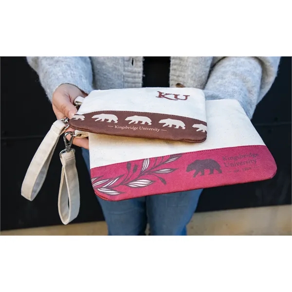 Heavyweight Canvas Small Wristlet - Heavyweight Canvas Small Wristlet - Image 3 of 8