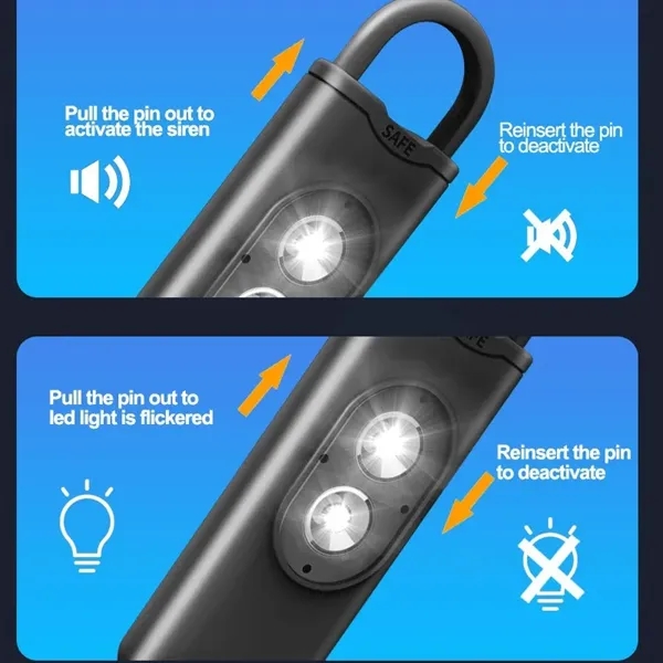 Personal Safety Alarm Keychain - Personal Safety Alarm Keychain - Image 2 of 8