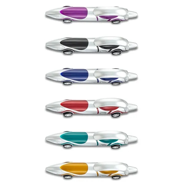 Racing Car Pen W/ Clip - Racing Car Pen W/ Clip - Image 1 of 2
